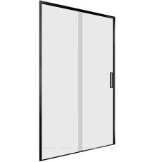 Душевая дверь в нишу Aquanet Pleasure Evo 1100 мм черный анод Easy Clean AE65-N110-BT