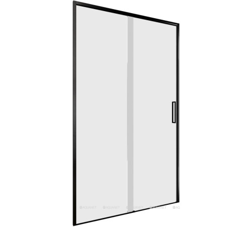 Душевая дверь в нишу Aquanet Pleasure Evo 1100 мм черный анод Easy Clean AE65-N110-BT