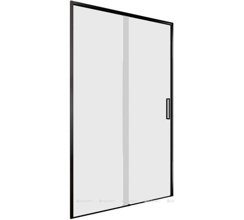Душевая дверь в нишу Aquanet Pleasure Evo 1100 мм черный анод Easy Clean AE65-N110-BT