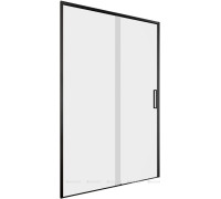 Душевая дверь в нишу Aquanet Pleasure Evo 1200 мм черный анод Easy Clean AE65-N120-BT