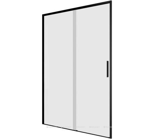 Душевая дверь в нишу Aquanet Pleasure Evo 1200 мм черный анод Easy Clean AE65-N120-BT