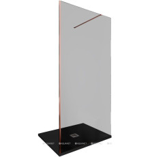 Душевая перегородка Allen Brau INFINITY 1 Walk-in 1000 мм тонир. медь браш 3.21018.60.T