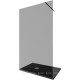 Душевая перегородка Allen Brau INFINITY 1 Walk-in 1600 мм тонир. серебро браш 3.21032.BA.T