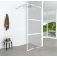 Душевая перегородка Aquanet SW-1000WT 100х200 см стекло 6 мм с суппортом белый SW-1000WT