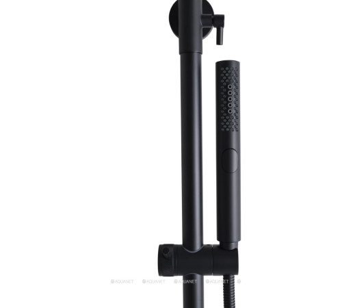 Душевая система Allen Brau Fantasy с термостатом и верхним душем 300 мм черный матовый 5.11001-31