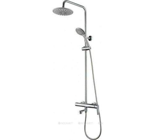 Душевая колонна со смесителем и изливом Aquanet Logic хром AF320-72-R-C