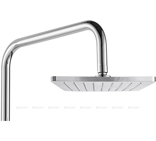 Душевая стойка Aquanet Practic S без смесителя верхний душ 200x200 мм хром AF100-70-S-C