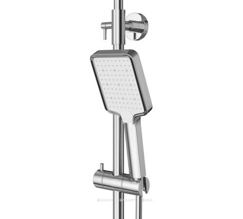 Душевая стойка со смесителем и изливом BelBagno Ardente хром ARDENTE-VSCM-CRM