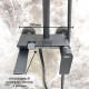 Душевая система Haiba HB24639-7 с изливом и тропическим душем черный HB24639-7