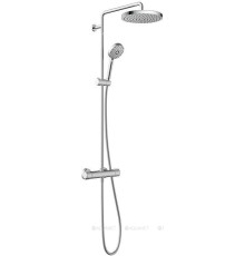 Душевая стойка с термостатом Jacob Delafon Atom круглый дизайн E36124-CP