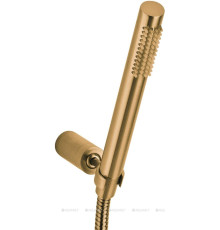 Душевой набор Paffoni Birillo лейка с держателем и шлангом 1500 мм медовое золото ZDUP036HGSP