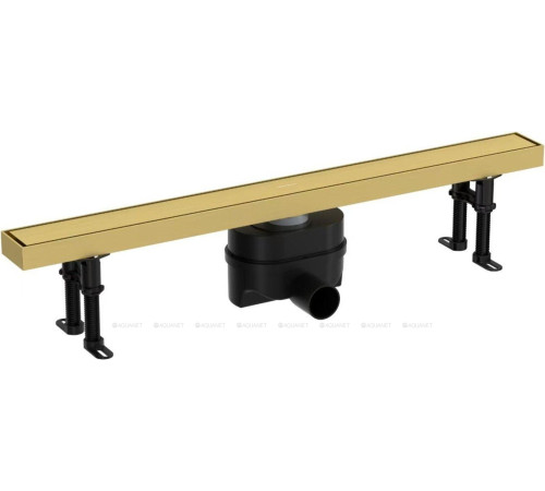 Трап линейный Allen Brau Priority двухсторонняя вставка 850 мм золото браш 9.50018.GB