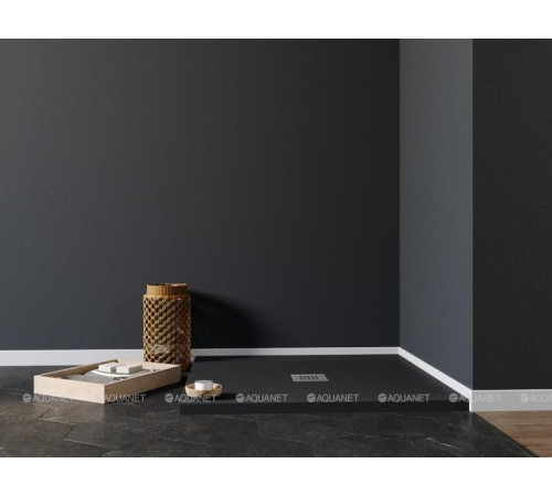 Поддон литьевой Aquanet Pleasure NEW 1000х1000х30 мм черный камень 00258889
