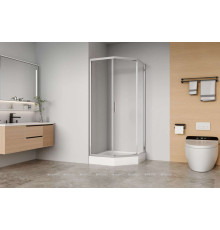 Душевое ограждение Aquanet Bright 900х900 мм пентагональное хром AE90-P-90x90-CT