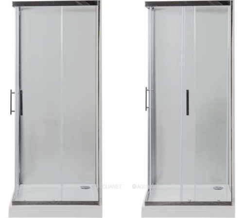 Душевая шторка Aquanet Delta Cube 1000x1000x2000 мм стекло прозрачное 8 мм 00183843