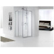 Душевая шторка Aquanet Delta Cube 1000x1000x2000 мм стекло прозрачное 8 мм 00183843