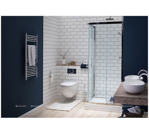 Душевая шторка Aquanet Delta Cube 1000x1000x2000 мм стекло прозрачное 8 мм 00183843