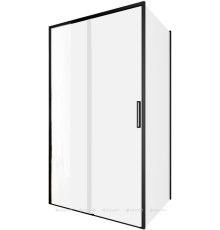 Душевое ограждение Aquanet Pleasure Evo 110x100 см черный анод AE65-110x100-BT