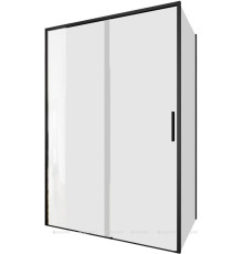 Душевое ограждение Aquanet Pleasure Evo 1300х900 мм черный анод AE65-130x90-BT