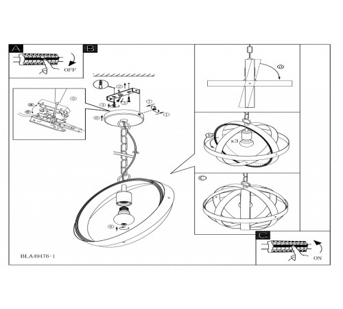 Подвесной светильник Eglo Westbury 49482