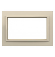 Рамка для двойной розетки Elbi Eleсtriс Zena 608-010300-908
