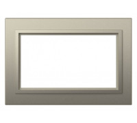 Рамка для двойной розетки Elbi Eleсtriс Zena 608-011400-908