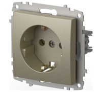 Розетка с заземлением, без рамки Elbi Eleсtriс Zena Vega 609-011400-217