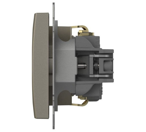 Розетка с заземлением, без рамки Elbi Eleсtriс Zena Vega 609-011400-217