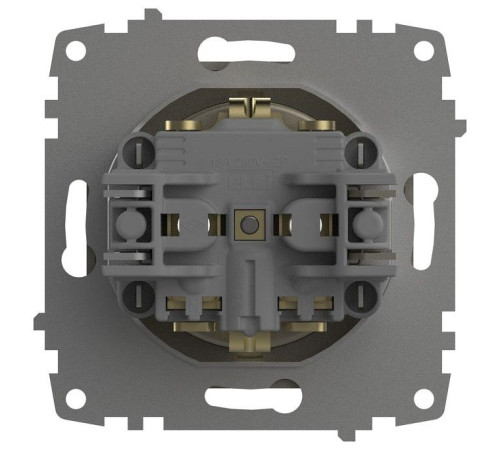 Розетка с заземлением, без рамки Elbi Eleсtriс Zena Vega 609-011400-217