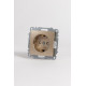 Розетка с заземлением и со шторкой, без рамки Elbi Eleсtriс Zena Vega 609-011400-243