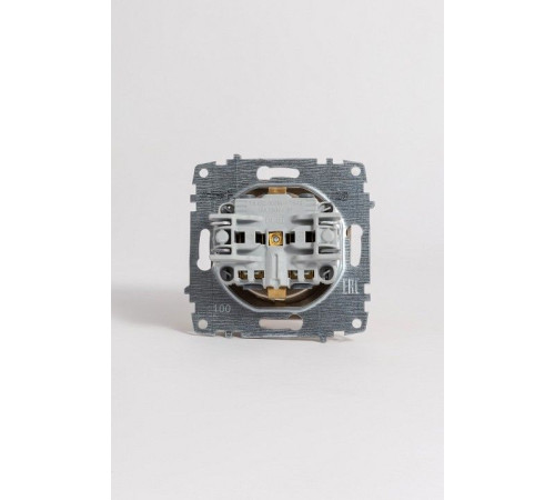 Розетка с заземлением и со шторкой, без рамки Elbi Eleсtriс Zena Vega 609-011400-243