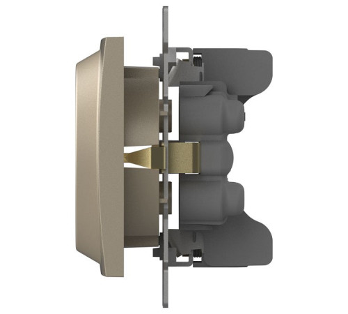 Розетка двойная с заземлением, без рамки Elbi Eleсtriс Zena Vega 609-012500-907