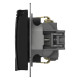 Розетка с заземлением с крышкой, без рамки Elbi Eleсtriс Zena Vega 609-014800-218
