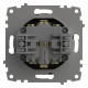 Розетка с заземлением с крышкой, без рамки Elbi Eleсtriс Zena Vega 609-014800-218