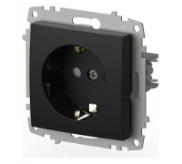 Розетка с заземлением и со шторкой, без рамки Elbi Eleсtriс Zena Vega 609-014800-243