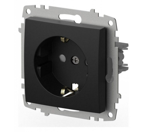 Розетка с заземлением и со шторкой, без рамки Elbi Eleсtriс Zena Vega 609-014800-243
