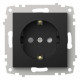 Розетка с заземлением и со шторкой, без рамки Elbi Eleсtriс Zena Vega 609-014800-243