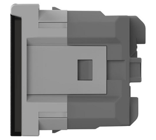 Розетка с заземлением с крышкой, без рамки Elbi Eleсtriс Moda Vox 611-040232-218