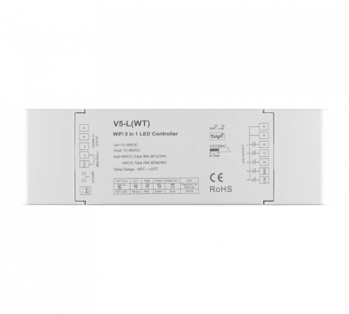 Контроллер-выключатель Wi-Fi для смартфонов и планшетов ELFLED STD ELFLED-WiFicontr V5L(WT)