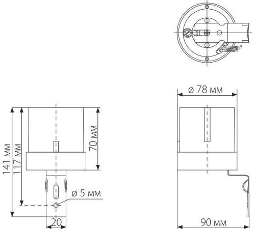 Датчик освещенности Elektrostandard SNS-L a030063