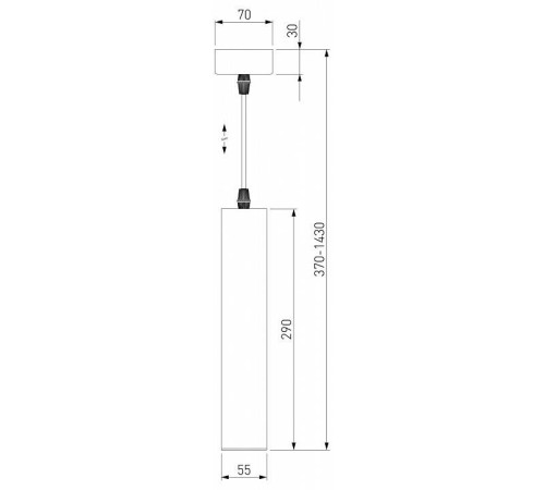 Подвесной светильник Elektrostandard Single a057418