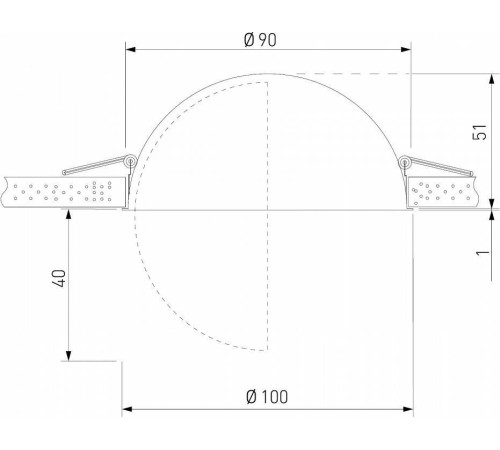 Встраиваемый светильник Elektrostandard Slide a062943