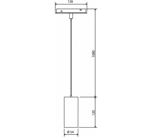 Подвесной светильник Elektrostandard Slim Magnetic a063427