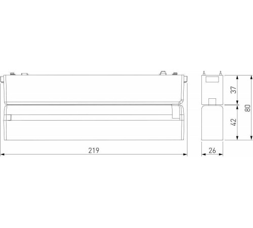 Накладной светильник Elektrostandard Flat Magnetic a063707