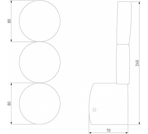 Накладной светильник Elektrostandard Brioni a064595