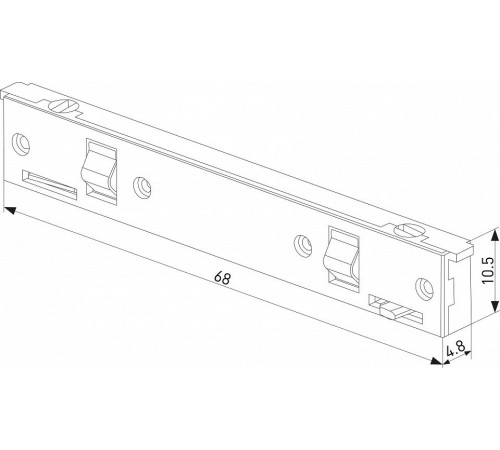 Соединитель линейный для треков Elektrostandard Mini Magnetic a067996