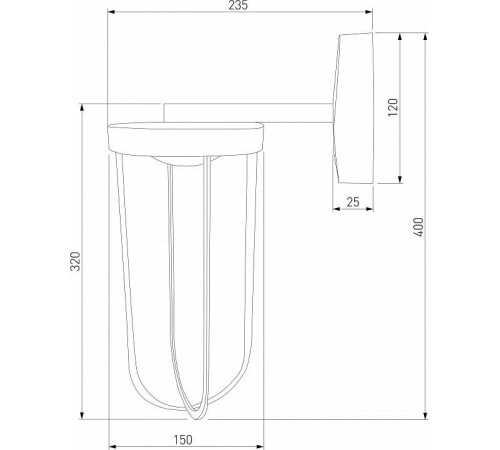 Светильник на штанге Elektrostandard Ritz Ritz (35183/D) черный