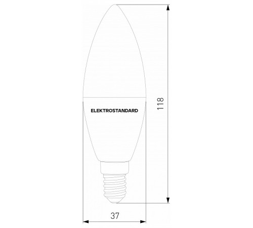 Лампа светодиодная с управлением через Wi-Fi Elektrostandard Умная лампа Свеча BLE2779