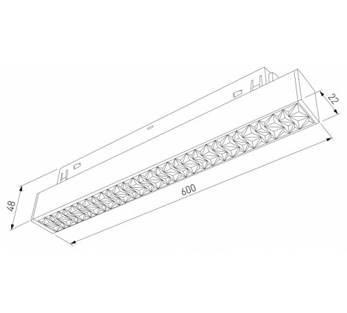 Встраиваемый светильник Elektrostandard Slim Magnetic 85531/01