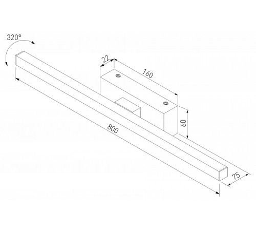 Подсветка для картины Elektrostandard Rino 40157/LED